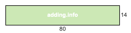80 to 14 pie rectangle 80 to 14 pie rectangle