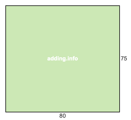 80 to 75 pie rectangle 80 to 75 pie rectangle