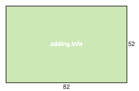 82 to 52 pie rectangle 82 to 52 pie rectangle