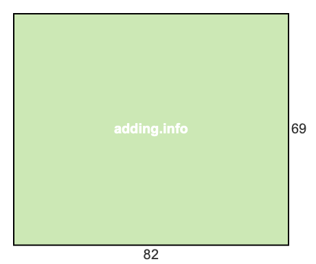 82 to 69 pie rectangle 82 to 69 pie rectangle