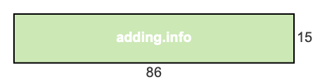 86 to 15 pie rectangle 86 to 15 pie rectangle