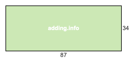 87 to 34 pie rectangle 87 to 34 pie rectangle