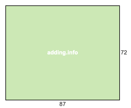 87 to 72 pie rectangle 87 to 72 pie rectangle