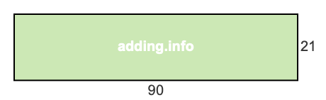 90 to 21 pie rectangle 90 to 21 pie rectangle