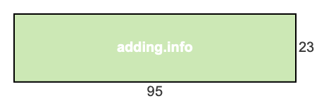 95 to 23 pie rectangle 95 to 23 pie rectangle