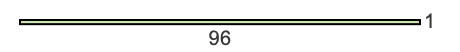 96 to 1 pie rectangle