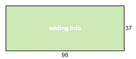 96 to 37 pie rectangle 96 to 37 pie rectangle