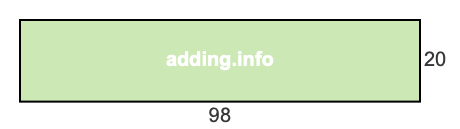 98 to 20 pie rectangle 98 to 20 pie rectangle