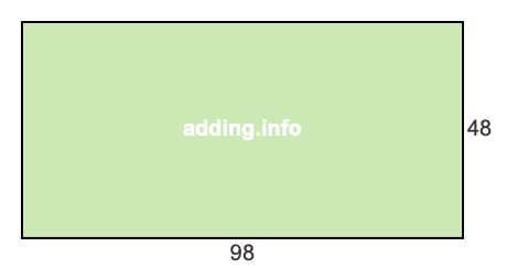 98 to 48 pie rectangle 98 to 48 pie rectangle