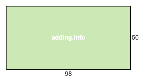 98 to 50 pie rectangle 98 to 50 pie rectangle